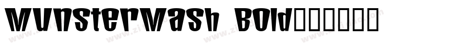 MunsterMash Bold字体转换